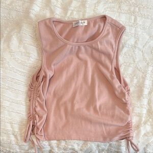 Vestique Medium Pink Sleeveless Top